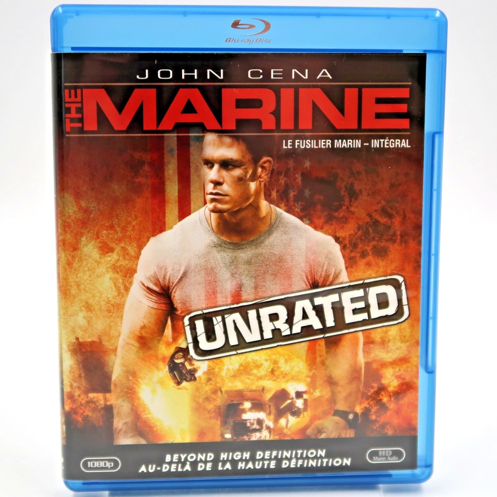 The Marine Blu-ray 2007 Unrated Edition John Cena Robert Patrick Action Movie